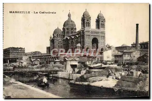 Cartes postales Marseille La Cathedrale