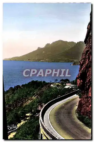 Cartes postales moderne La Route De La Corniche D'Or Le Trayas Vu Du Col De I'Esquillon