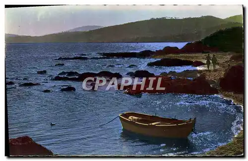 Cartes postales moderne La Cote D'Azur Crepuscule Sur La Cote Mediterraneenne