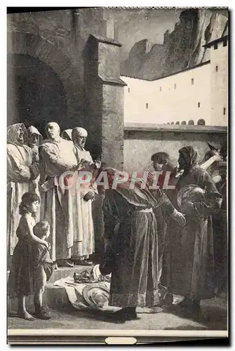 Cartes postales Palais Des Beaux Arts De La Ville De Paris St Bruno refusant les presents du Comte Roger Laurens