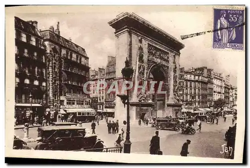 Cartes postales Paris Les Grands Boulevards Et La Porte Saint Denis