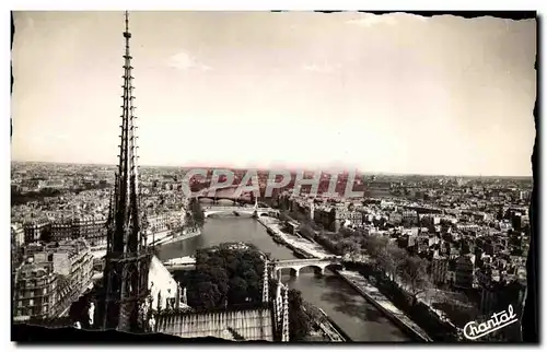 Cartes postales moderne Paris La Fleche De Notre Dame Et La Seine