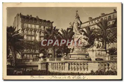 Cartes postales Toulon Place De La Liberte