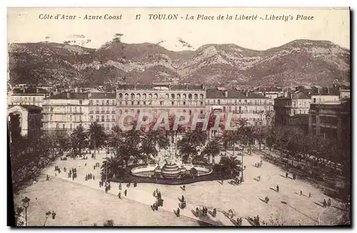 Cartes postales Toulon La Place De La Liberte