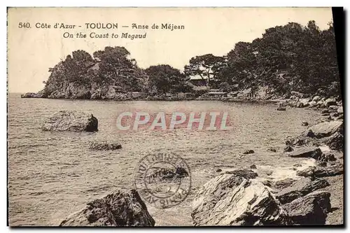 Ansichtskarte AK Toulon Anse De Mejea