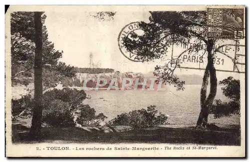 Cartes postales Toulon Les Rochers De Sainte Marguerite