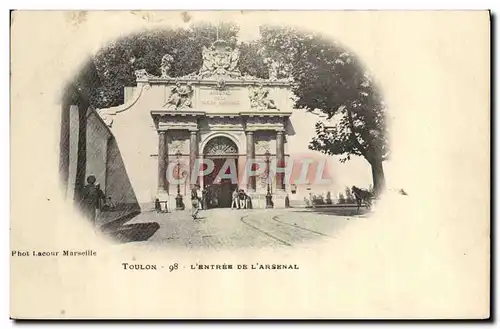 Cartes postales Toulon L'Entree De L'Arsenal