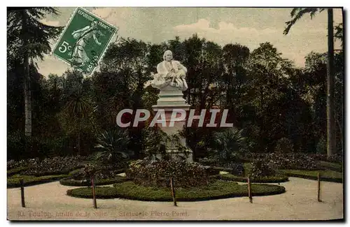 Ansichtskarte AK Toulon Jardin de la ville Statue de Pierre Pujet