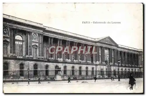 Ansichtskarte AK Paris Colonnade Du Louvre