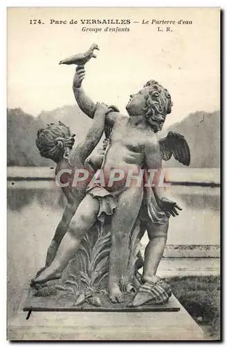 Ansichtskarte AK Parc De Versailles Parterre D&#39Eau Groupe d&#39enfants