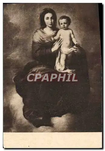 Cartes postales Bartholome Esteban Murillo La Vierge et l&#39enfant Jesus