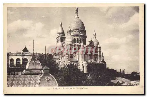 Cartes postales Paris Basilique Du Sacre Coeur