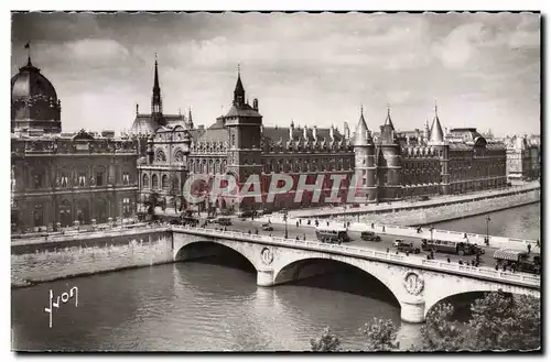 Moderne Karte Paris En Flanant Le Palais De Justice et le pont au change