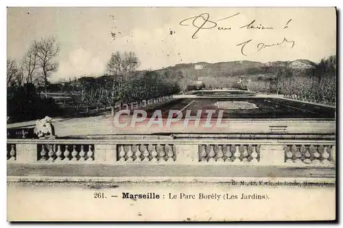 Cartes postales Marseille Le Parc Borely Les jardins