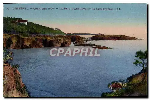 Cartes postales Esterel Corniche D'Or La Baie D'Antheva Et La Lezardiere