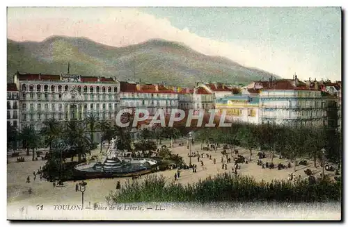 Cartes postales Toulon Place De La Liberte