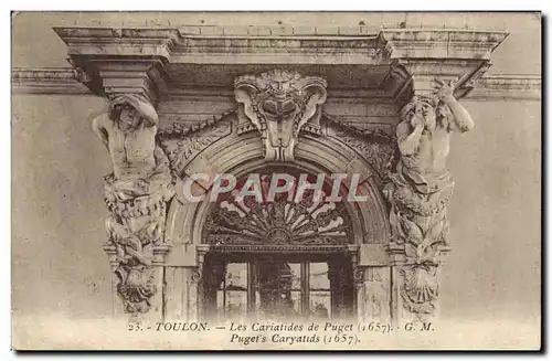 Cartes postales Toulon Les Cariatides De Puget