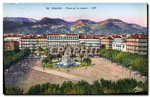 Cartes postales Toulon Place De La Liberte