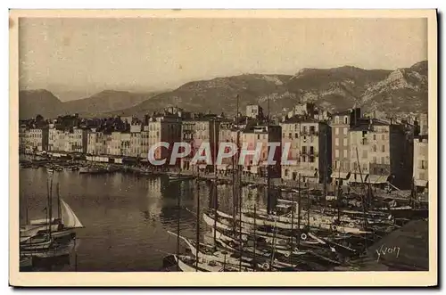 Ansichtskarte AK Toulon Vue Panoramique Sur Le Port Bateaux