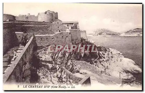 Cartes postales Le Chateau D&#39If Cote Nord Marseille