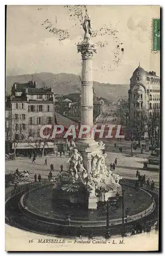 Cartes postales Marseille Fontaine Cantini