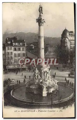 Cartes postales Marseille Fontaine Cantini