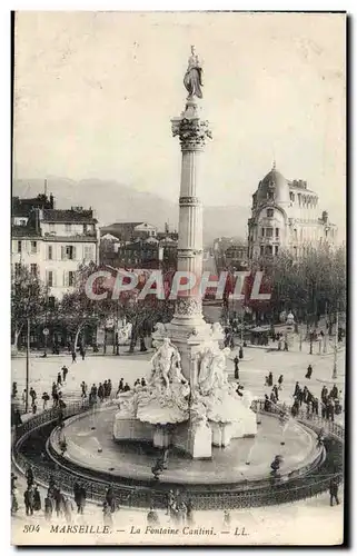 Cartes postales Marseille La Fontaine Cantini