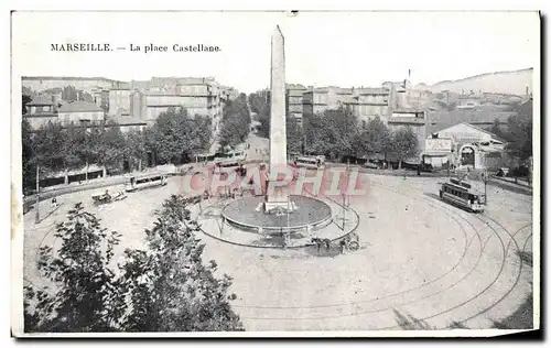 Cartes postales Marseille La Place Castellane