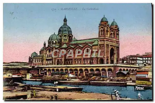 Cartes postales Marseille La Cathedrale