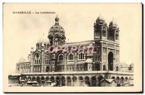 Cartes postales Marseille La Cathedrale