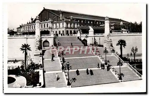 Cartes postales Marseille Escalier Monument De La Gare St Charles