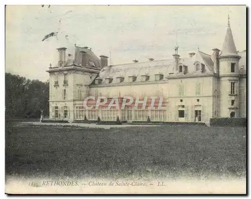 Cartes postales Rethondes Chateau De Sainte Claire