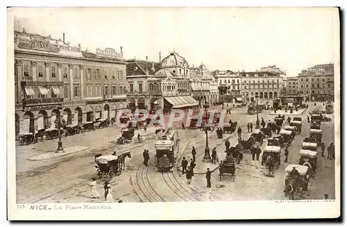 Cartes postales Nice La Place Massena