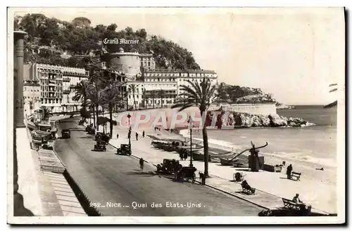 Moderne Karte Nice Quai Des Etats Unis Grand Marnier