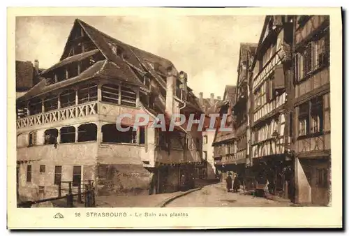 Cartes postales Strasbourg Le Bain Aux Plantes