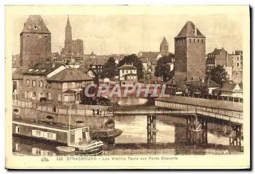 Cartes postales Strasbourg Les Vieilles Tours Aux Ponts Couverts