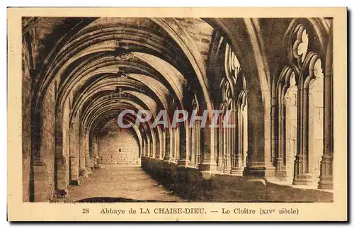 Ansichtskarte AK Abbaye De La Chaise Dieu Le Cloitre