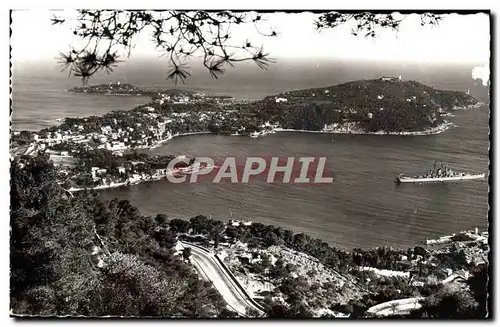 Cartes postales moderne Villefranche Vue Sur la Baie Et Le Cap Ferrat