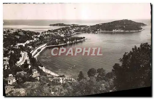 Moderne Karte Villefranche Sur Mer La Baie Et Le Cap Ferrat