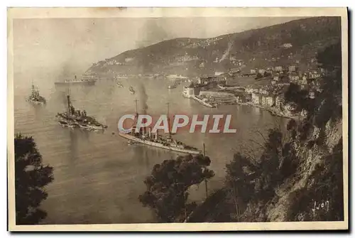 Ansichtskarte AK Villefranche La Rade Bateaux