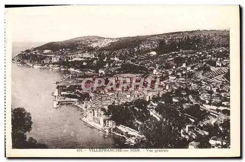 Cartes postales Villefranche Sur Mer Vue Generale