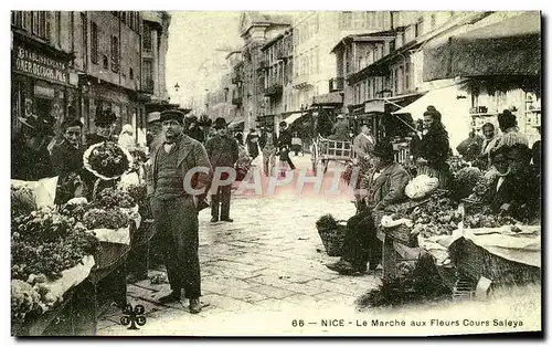 REPRO Nice Le Marche Aux Fleurs Cours Saleya