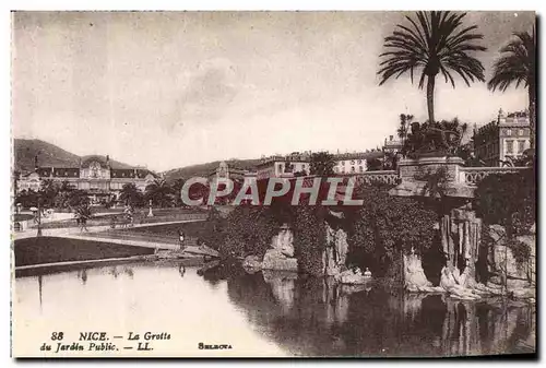 Cartes postales Nice La grotte du jardin public