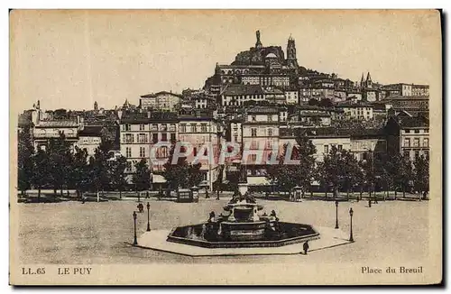 Cartes postales Le Puy Place du Breuil