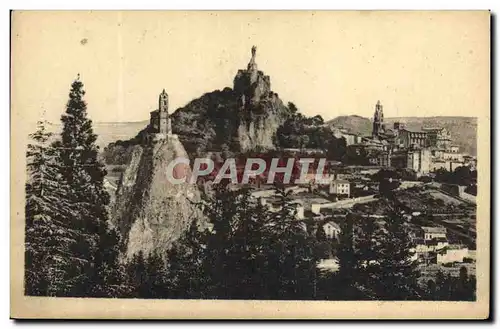 Cartes postales Le Puy Vue Prise A Travers Les Pins