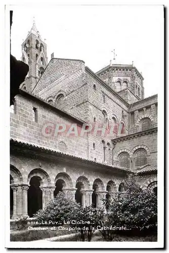 Cartes postales Le Puy Le Cloitre Clocher et Coupole de la Cathedrale