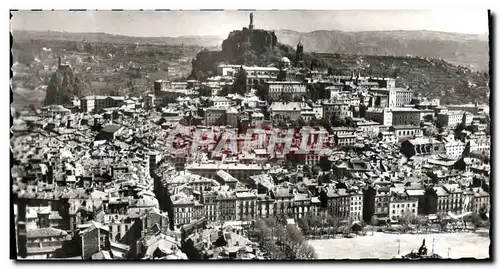 Moderne Karte Le Puy Domine Par les Rochers Corneille et St Michel