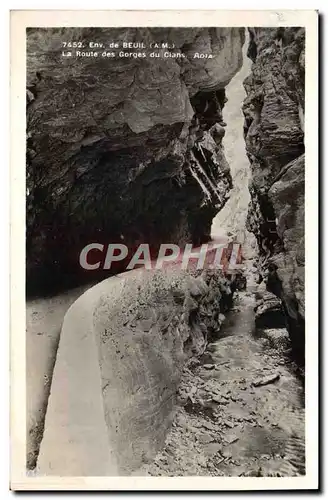 Cartes postales moderne Env de Beuil La Route des Gorges du Cians