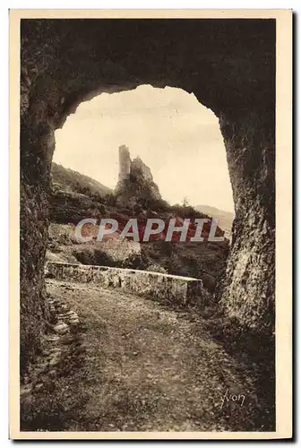 Ansichtskarte AK Gorges De Daluis Guillaumes le Vieux Chateau