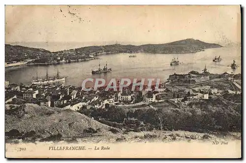 Ansichtskarte AK Villefranche La Rade Bateaux